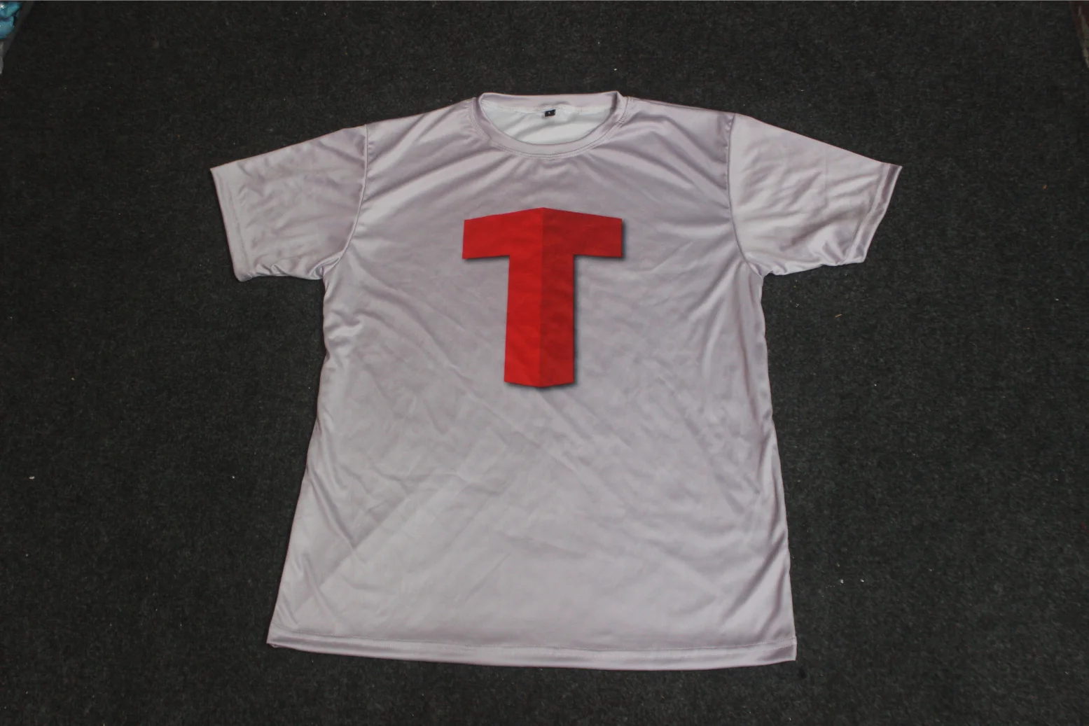 tshirt original White custom T-shirt with red Tasders design